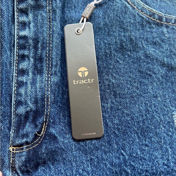 NWT‎ Women's Tractr High Rise Weekender with Destruction Baggie Size 10/30 (E5) - Picture 5 of 11